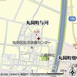 福井県坂井市丸岡町与河70-34周辺の地図