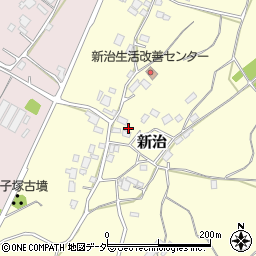 茨城県かすみがうら市新治661周辺の地図