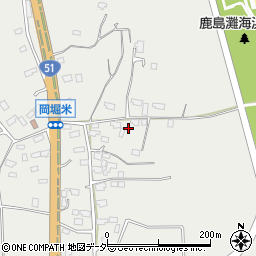 茨城県鉾田市大竹711周辺の地図