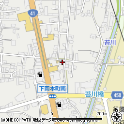 岐阜県高山市下岡本町2955-1周辺の地図