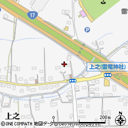 埼玉県熊谷市上之468周辺の地図