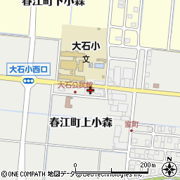 大石郵便局周辺の地図