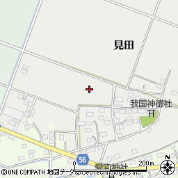 茨城県下妻市見田周辺の地図