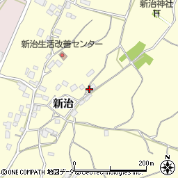 茨城県かすみがうら市新治686周辺の地図