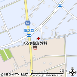 埼玉県深谷市折之口580周辺の地図