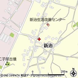 茨城県かすみがうら市新治663周辺の地図