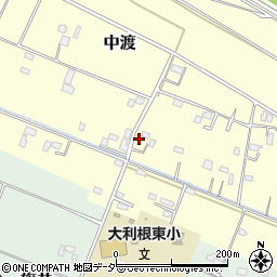 埼玉県加須市中渡108-1周辺の地図