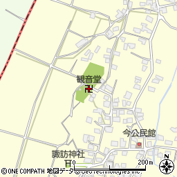 今村観音堂周辺の地図