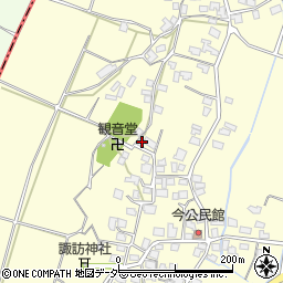 長野県松本市笹賀今862-1周辺の地図