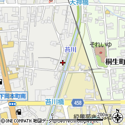 岐阜県高山市下岡本町1033周辺の地図