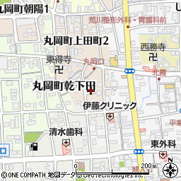 福井県坂井市丸岡町上田町1丁目周辺の地図