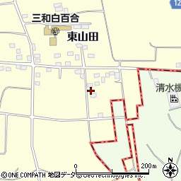 茨城県古河市東山田2508周辺の地図