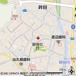 茨城県鉾田市鉾田周辺の地図
