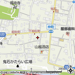 群馬県藤岡市鬼石537-1周辺の地図