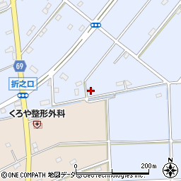 埼玉県深谷市折之口596周辺の地図