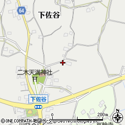 茨城県かすみがうら市下佐谷周辺の地図