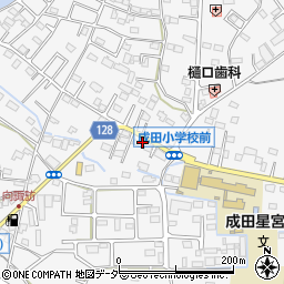 成田学校周辺の地図