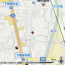 岐阜県高山市下岡本町1078周辺の地図