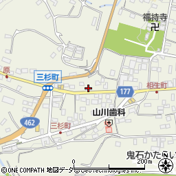 群馬県藤岡市鬼石661-2周辺の地図