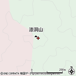 漆洞山周辺の地図