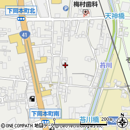 岐阜県高山市下岡本町1119周辺の地図