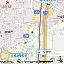 ファミリーマート塩尻広丘店周辺の地図