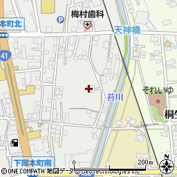 岐阜県高山市下岡本町1110周辺の地図
