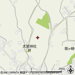 茨城県鉾田市塔ケ崎周辺の地図