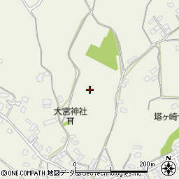 茨城県鉾田市塔ケ崎周辺の地図
