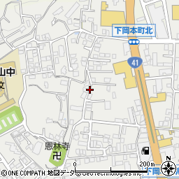 岐阜県高山市下岡本町周辺の地図