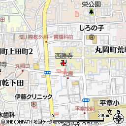 西勝寺周辺の地図