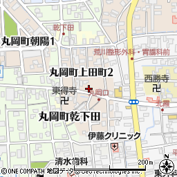 福井県坂井市丸岡町上田町周辺の地図