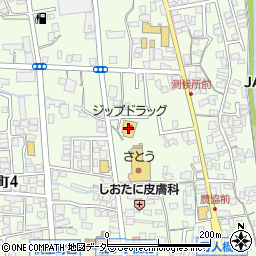 ジップドラッグ桐生店周辺の地図