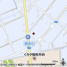 埼玉県深谷市折之口518周辺の地図