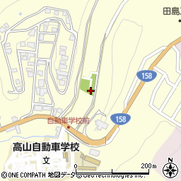 車田史跡公園トイレ周辺の地図