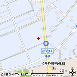 埼玉県深谷市折之口542周辺の地図