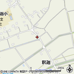 茨城県古河市釈迦2932周辺の地図