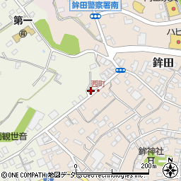鉾田駅前郵便局周辺の地図