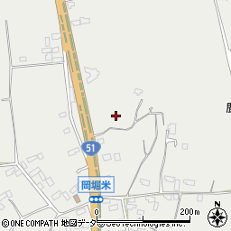 茨城県鉾田市大竹736周辺の地図