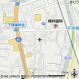 岐阜県高山市下岡本町3056周辺の地図