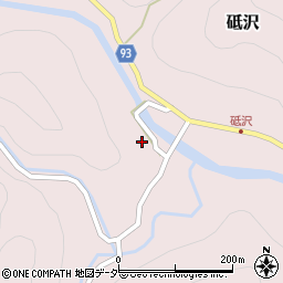 群馬県甘楽郡南牧村砥沢868周辺の地図