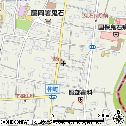 群馬県藤岡市鬼石109-3周辺の地図