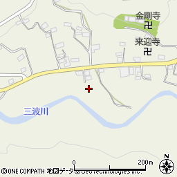 群馬県藤岡市三波川173-3周辺の地図