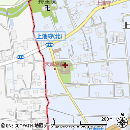 埼玉県行田市上池守750周辺の地図