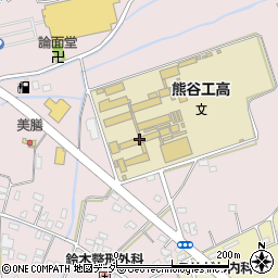 埼玉県立熊谷工業高等学校周辺の地図