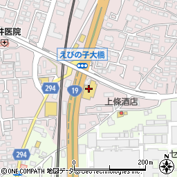 Ａｕｄｉ松本周辺の地図