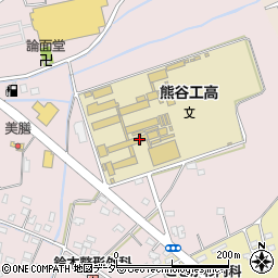 埼玉県立熊谷工業高等学校周辺の地図