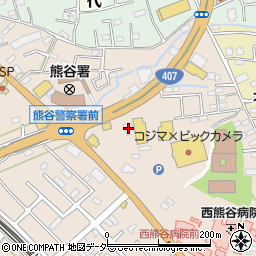 ブックオフ熊谷警察署前店周辺の地図