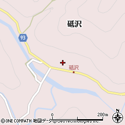 群馬県甘楽郡南牧村砥沢351周辺の地図