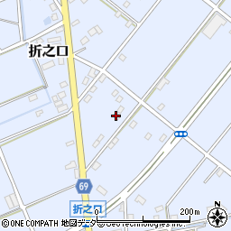 埼玉県深谷市折之口508周辺の地図